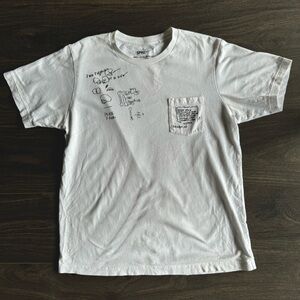 Men’s Jean-Michel Basquiat graphic white t-shirt